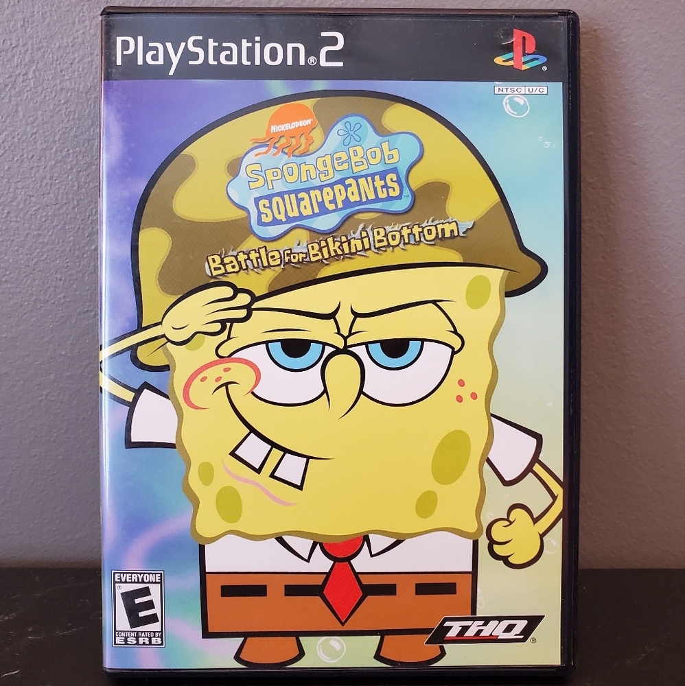 SpongeBob Squarepants Battle for Bikini Bottom Playstation 2.